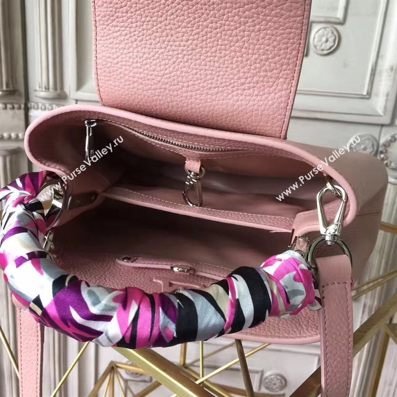 Louis Vuitton LV Capucines BB Mechanical Flowers Handbag Monogram Bag Pink M54310 6955