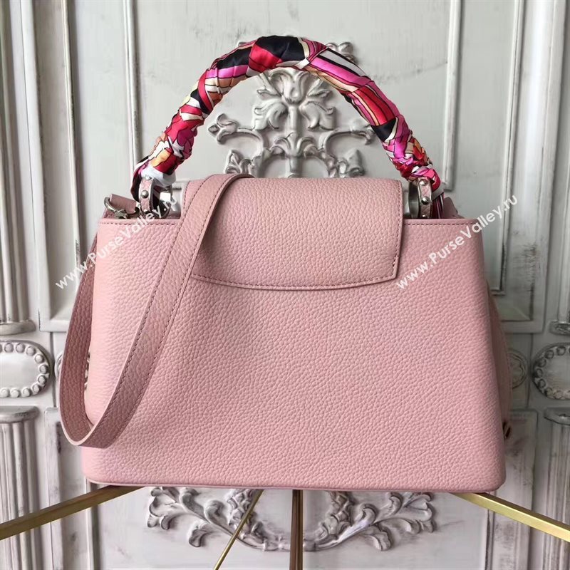 Louis Vuitton LV Capucines PM Mechanical Flowers Handbag Monogram Bag Pink M54311 6956