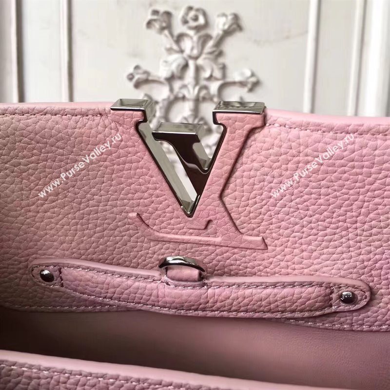 Louis Vuitton LV Capucines PM Mechanical Flowers Handbag Monogram Bag Pink M54311 6956