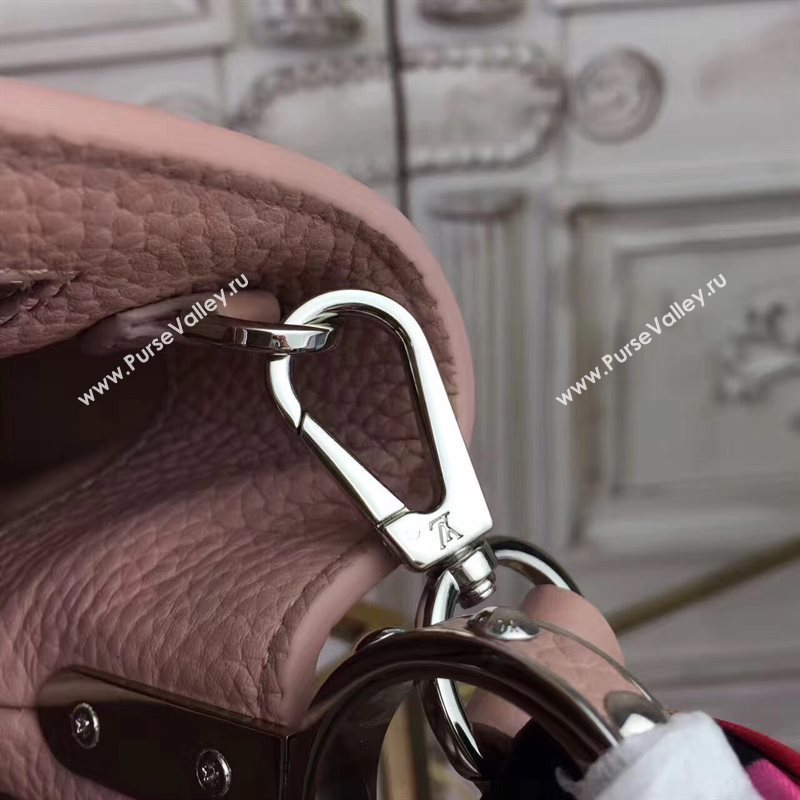 Louis Vuitton LV Capucines PM Mechanical Flowers Handbag Monogram Bag Pink M54311 6956