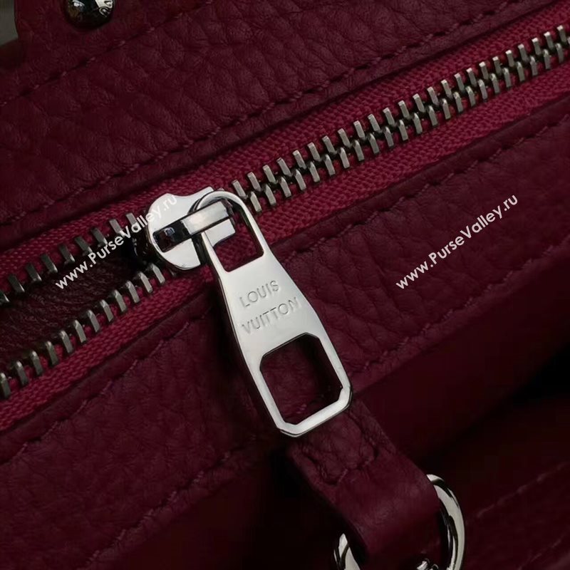 Louis Vuitton LV Capucines BB Handbag Real Leather Shoulder Bag Rose M54419 6957