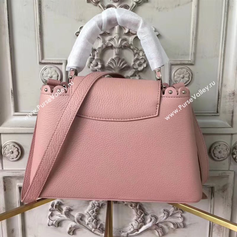 Louis Vuitton LV Capucines BB Handbag Real Leather Shoulder Bag Pink M54565 6958