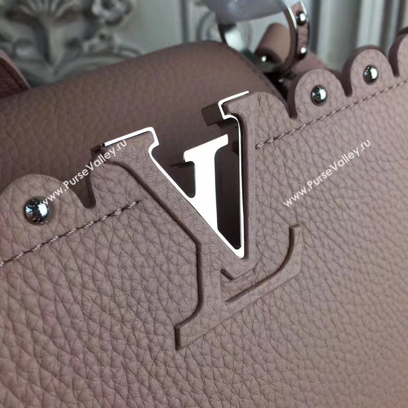 Louis Vuitton LV Capucines BB Handbag Real Leather Shoulder Bag Pink M54565 6958