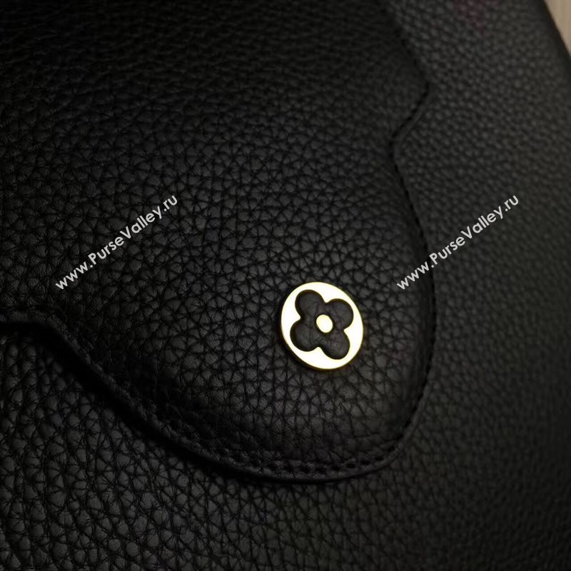 Louis Vuitton LV Capucines PM Handbag Real Leather Shoulder Bag Black M54565 6959