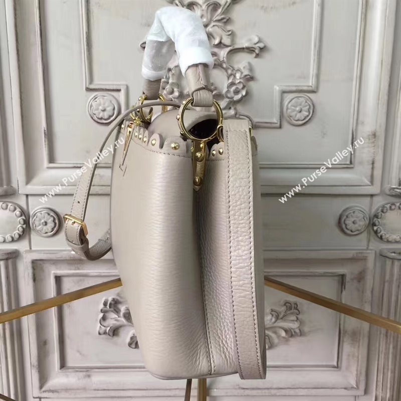 Louis Vuitton LV Capucines PM Handbag Real Leather Shoulder Bag Khaki M54565 6960