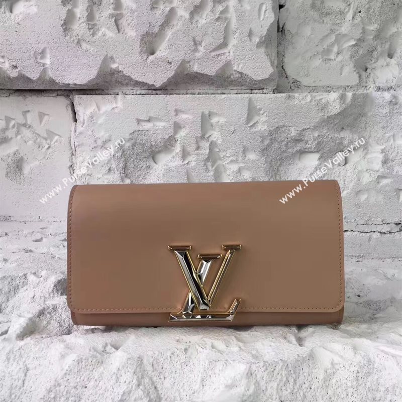 Louis Vuitton LV Capucines Evenning Bag Clutch Real Leather Handbag Nude M42036 6966