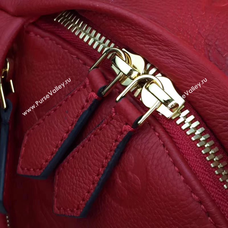 Louis Vuitton LV Sorbonne Backpack Real Leather Handbag Bag Red M44015 6969