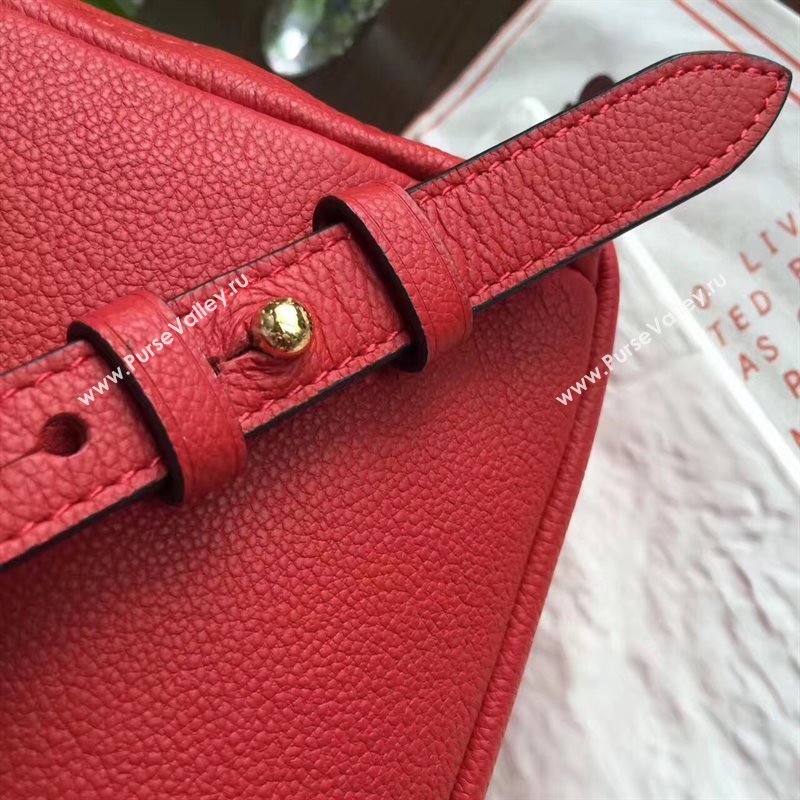 Louis Vuitton LV Sorbonne Backpack Real Leather Handbag Bag Red M44015 6969