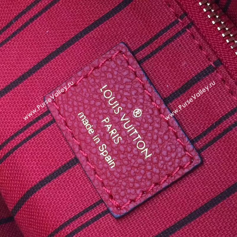 Louis Vuitton LV Sorbonne Backpack Real Leather Handbag Bag Red M44015 6969