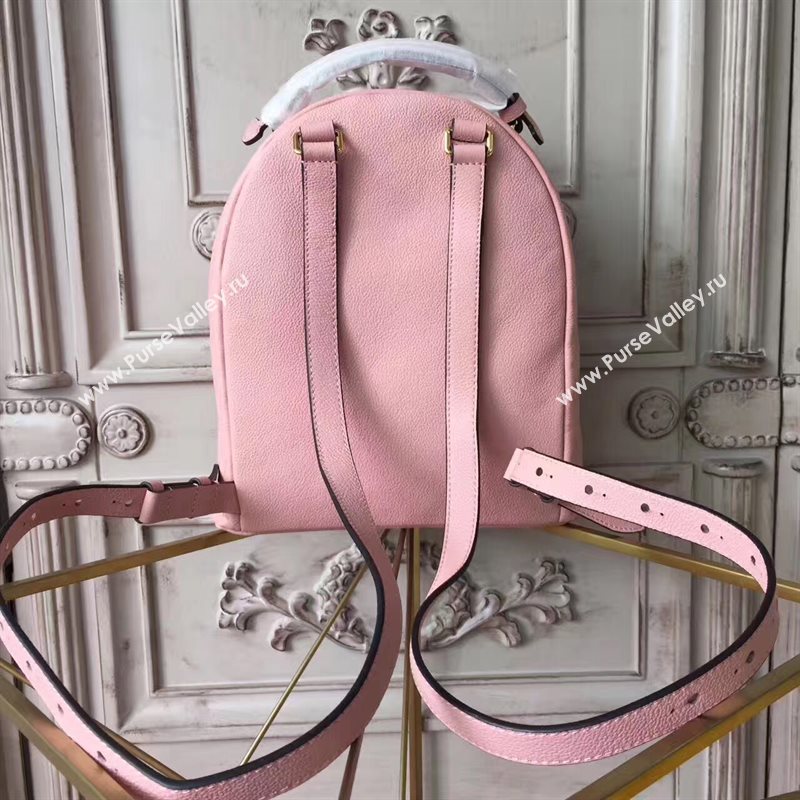 Louis Vuitton LV Sorbonne Backpack Real Leather Handbag Bag Pink M44019 6970