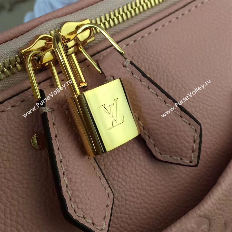 Louis Vuitton LV Speedy 30 Real Leather Handbag Monogram Bag Pink M42406 6972