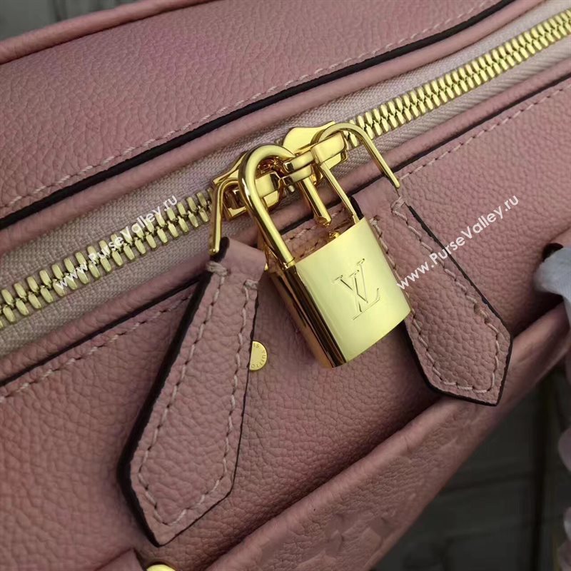 Louis Vuitton LV Speedy 25 Real Leather Handbag Monogram Bag Pink M44069 6973