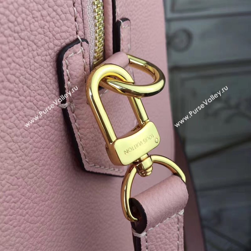 Louis Vuitton LV Speedy 25 Real Leather Handbag Monogram Bag Pink M44069 6973