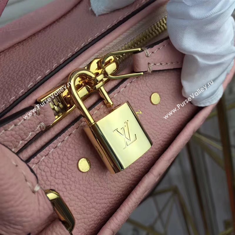 Louis Vuitton LV Speedy 20 Real Leather Handbag Monogram Bag Pink M42394 6974