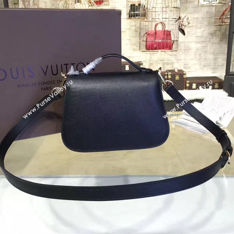Louis Vuitton LV Vivienne Real Leather Handbag Shoulder Bag Black M54057 6978