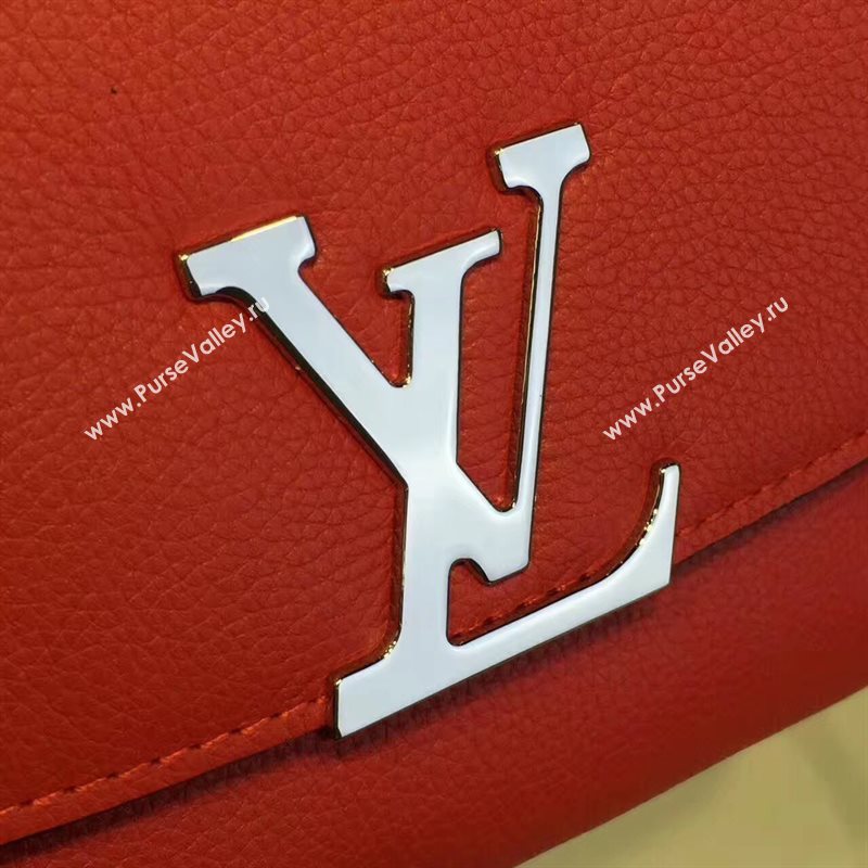 Louis Vuitton LV Vivienne Real Leather Handbag Shoulder Bag Red M54057 6980