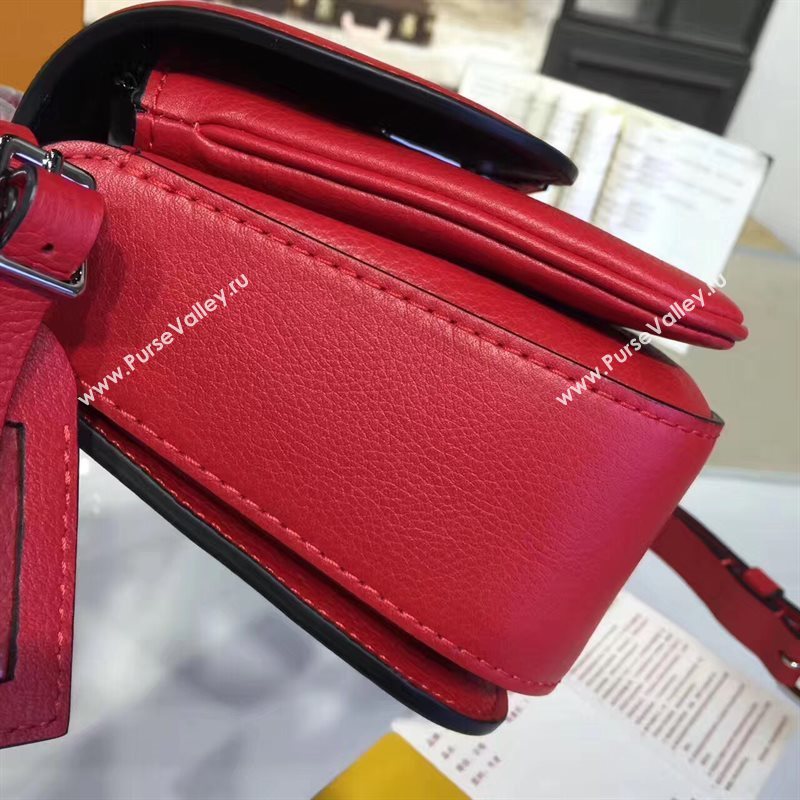 Louis Vuitton LV Vivienne Real Leather Handbag Shoulder Bag Red M54057 6980