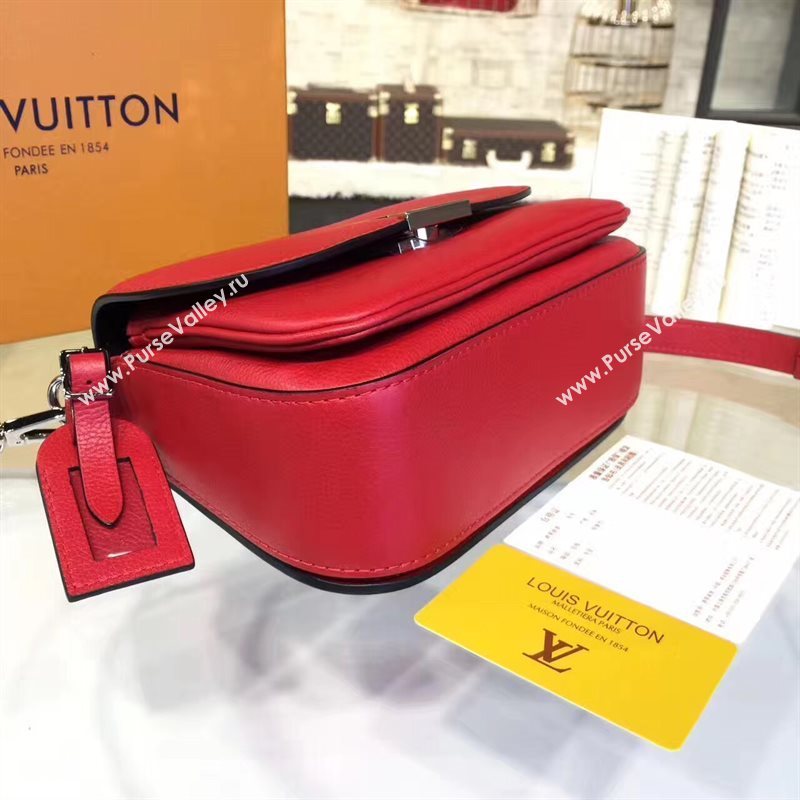 Louis Vuitton LV Vivienne Real Leather Handbag Shoulder Bag Red M54057 6980