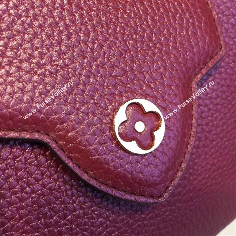 Louis Vuitton LV Capucines Mini Chain Handbag Real Leather Shoulder Bag Wine M42935 6987