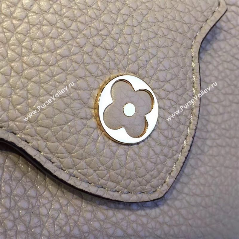 Louis Vuitton LV Capucines Mini Chain Handbag Real Leather Shoulder Bag Khaki M42935 6988