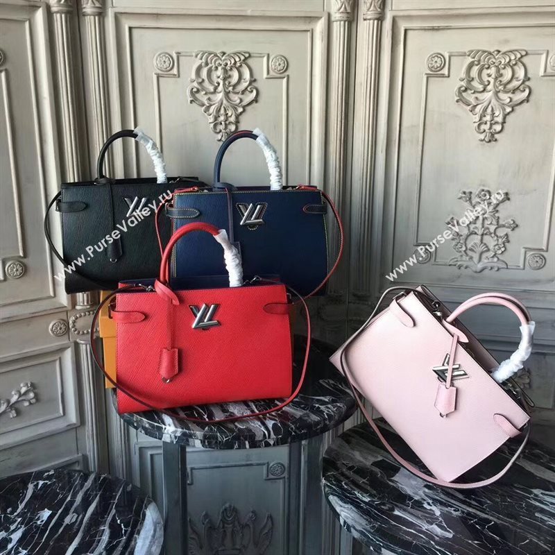 Louis Vuitton LV Twist Tote Handbag Epi Leather Bag Red M54811 6990