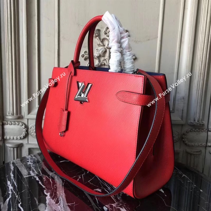 Louis Vuitton LV Twist Tote Handbag Epi Leather Bag Red M54811 6990