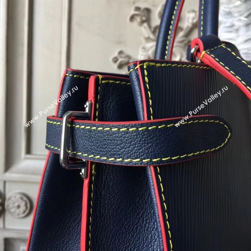 Louis Vuitton LV Twist Tote Handbag Epi Leather Bag Navy M54980 6991