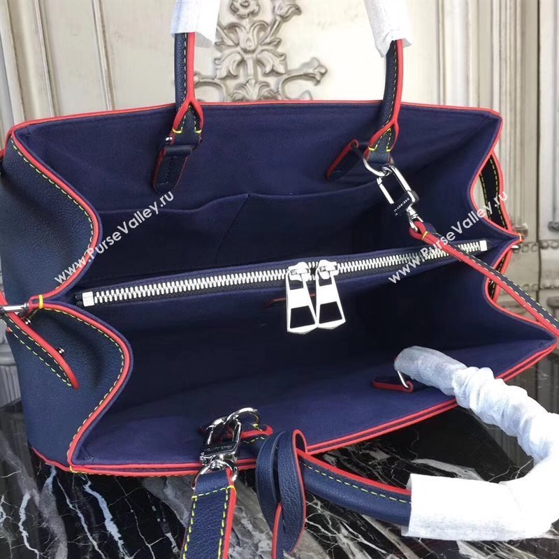 Louis Vuitton LV Twist Tote Handbag Epi Leather Bag Navy M54980 6991