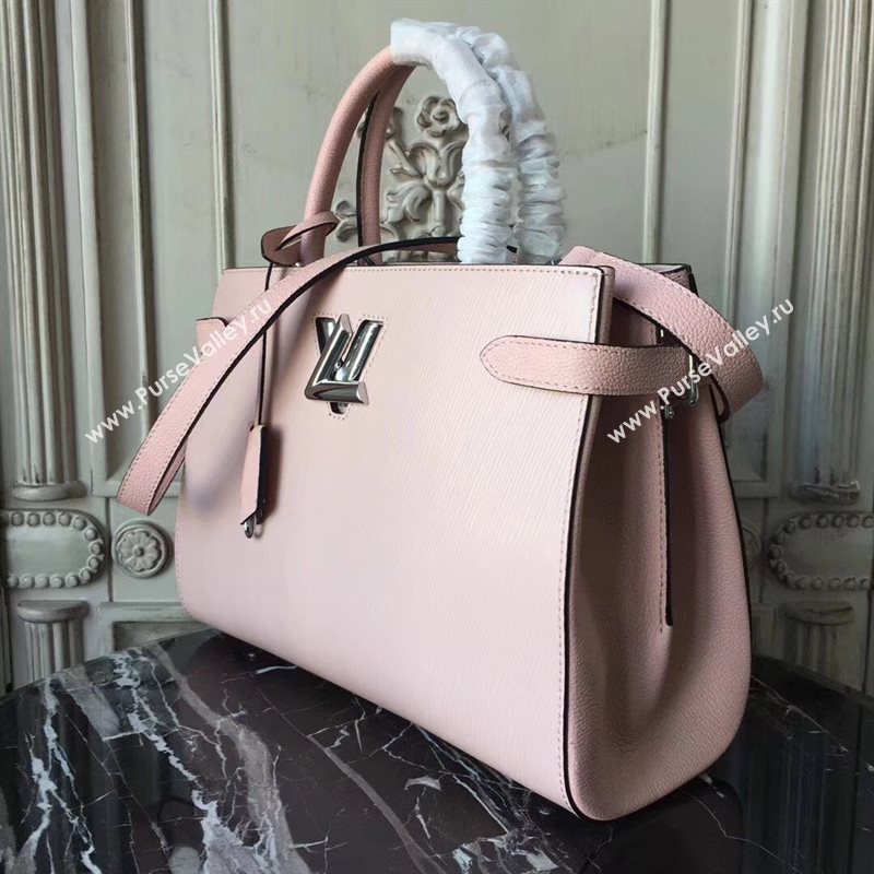 Louis Vuitton LV Twist Tote Handbag Epi Leather Bag Pink M54810 6992