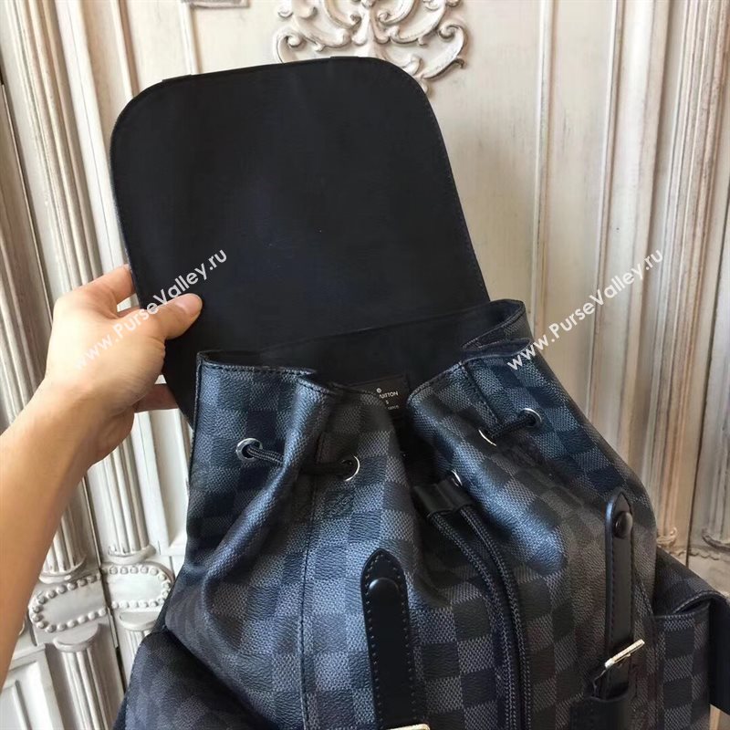 Louis Vuitton Men LV Christopher PM Backpack Handbag Damier League Bag N41055 6993