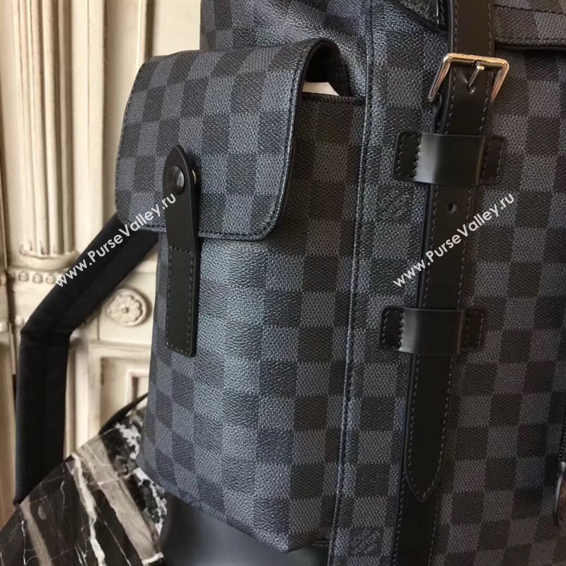 Louis Vuitton Men LV Christopher PM Backpack Handbag Damier Bag Gray N41379 6995