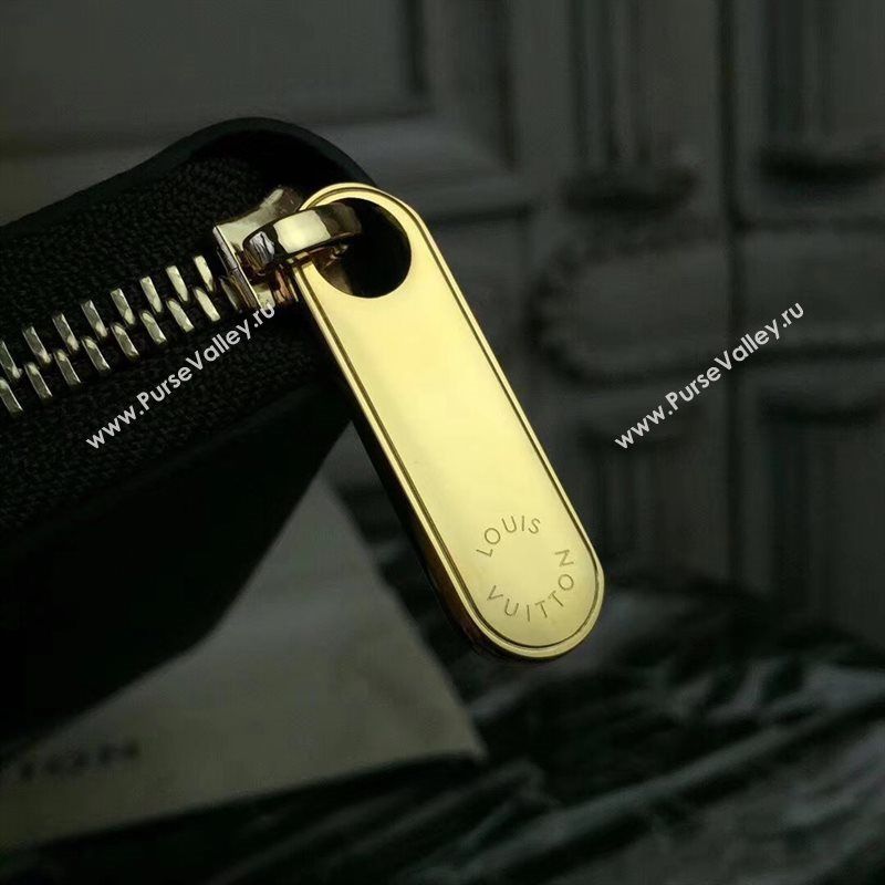 LV Louis Vuitton Zippy Wallet Monogram Kabuki Purse Bag Brown M67249 6906