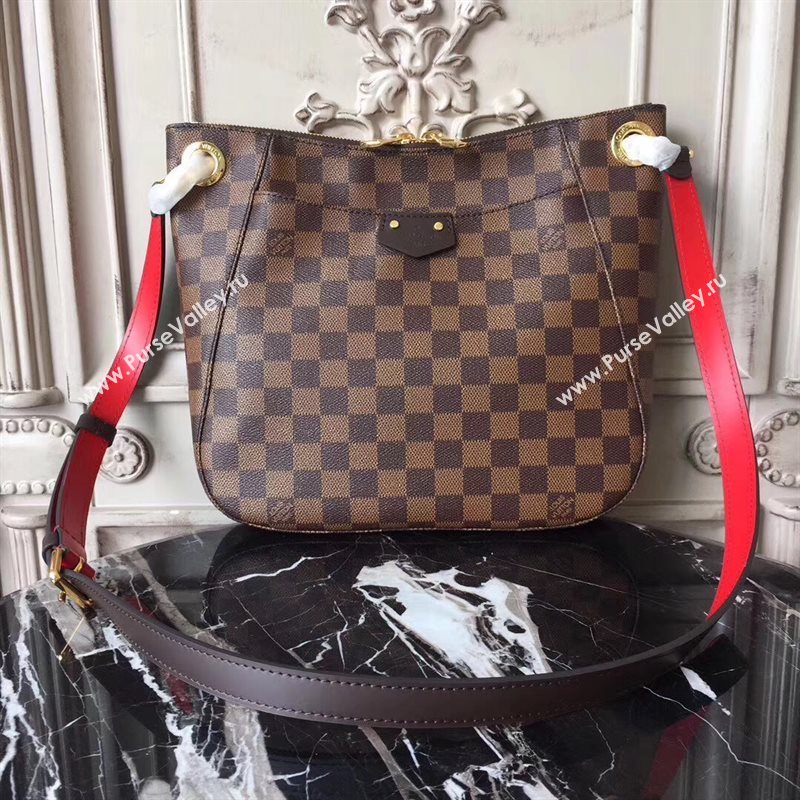 N42230 LV Louis Vuitton South Bank Besace Handbag Damier Shoulder Bag Brown 6907