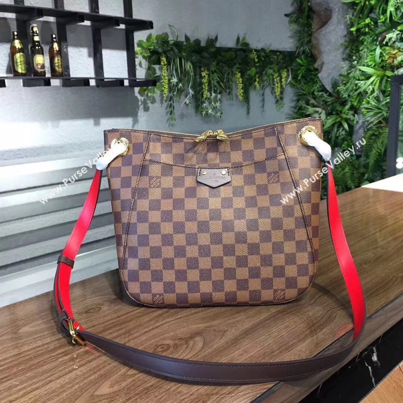 N42230 LV Louis Vuitton South Bank Besace Handbag Damier Shoulder Bag Brown 6907