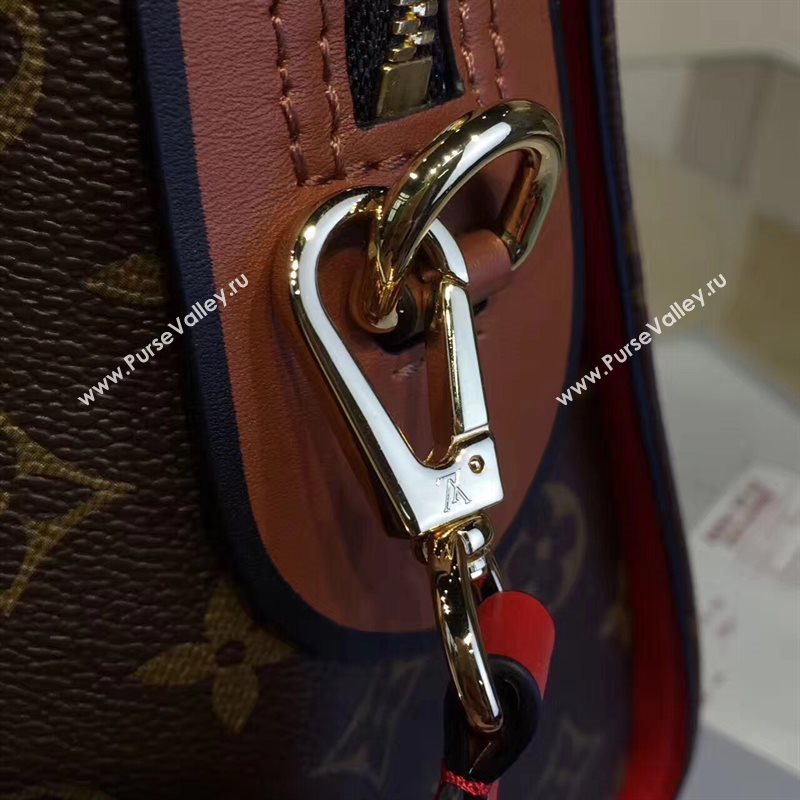 M41456 LV Louis Vuitton Tuileries Handbag Monogram Shoulder Bag Brown 6909