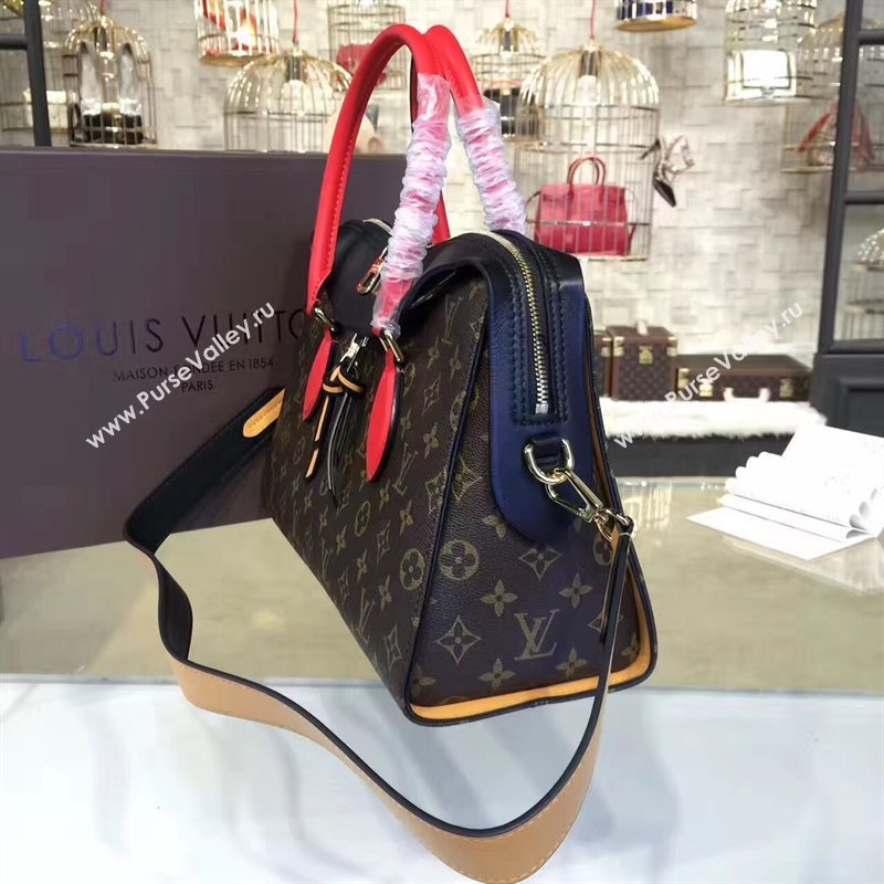 M41454 LV Louis Vuitton Tuileries Handbag Monogram Shoulder Bag Black 6911