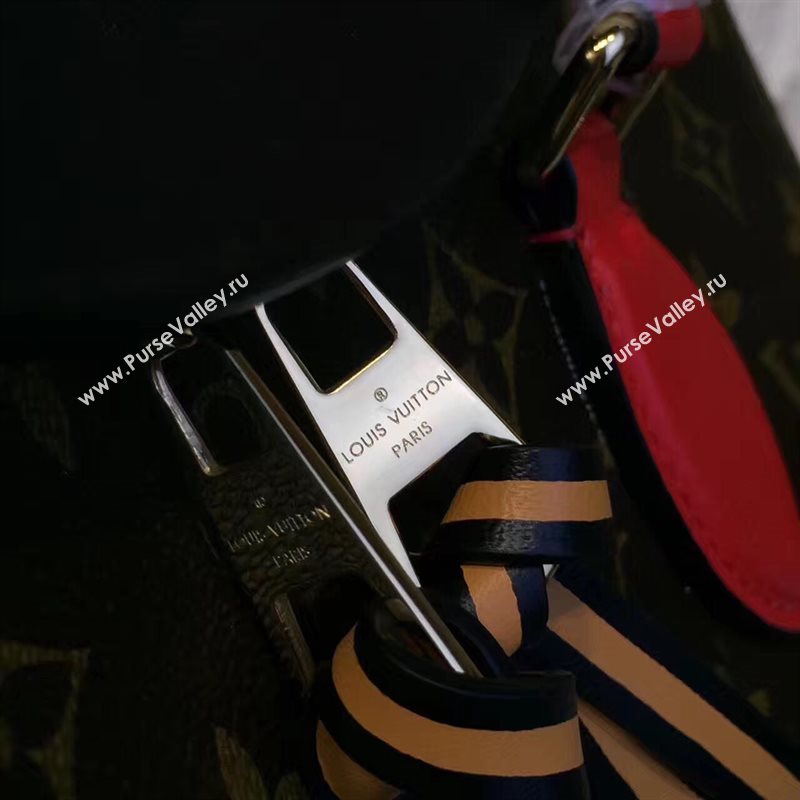 M41454 LV Louis Vuitton Tuileries Handbag Monogram Shoulder Bag Black 6911