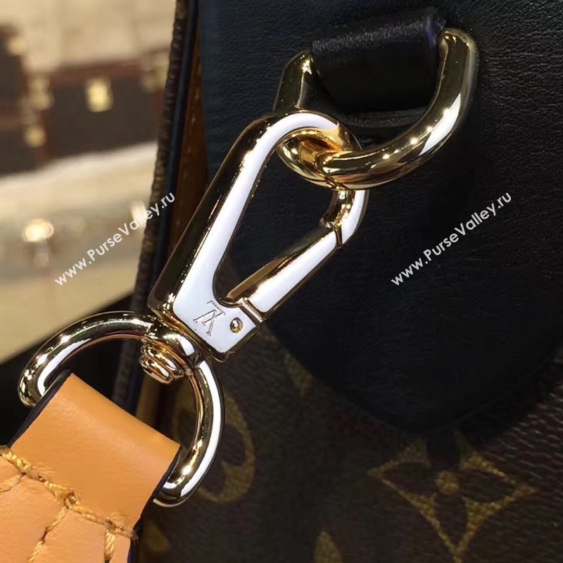 M41454 LV Louis Vuitton Tuileries Handbag Monogram Shoulder Bag Black 6911