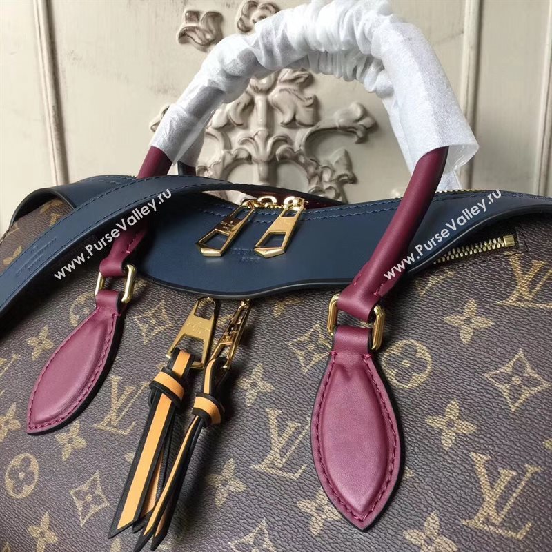M43439 LV Louis Vuitton Tuileries Handbag Monogram Shoulder Bag Navy 6913