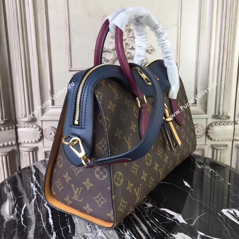 M43439 LV Louis Vuitton Tuileries Handbag Monogram Shoulder Bag Navy 6913