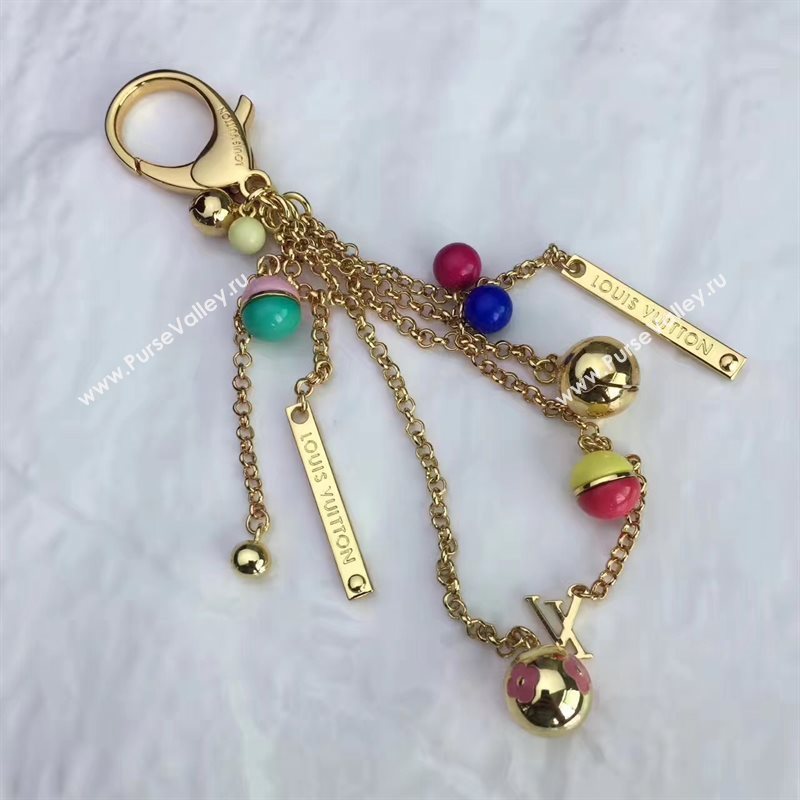M61614 LV Louis Vuitton Bead and Bell Bag Charm and Key Holder 6923