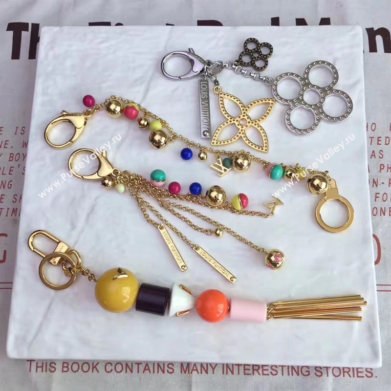 M61615 LV Louis Vuitton Bead and Bell Bag Charm and Key Holder 6925