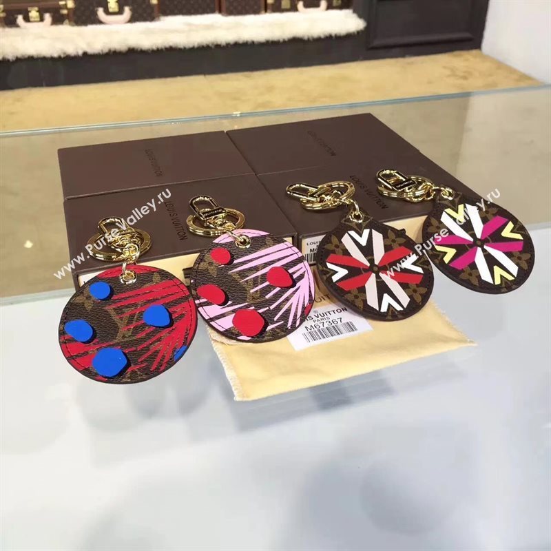 LV Louis Vuitton Illustre Jungle Bag Charm and Key Holder M42596 6929