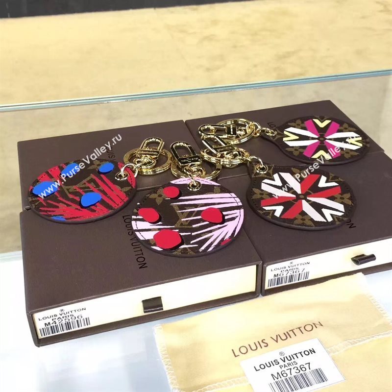 LV Louis Vuitton Illustre Jungle Bag Charm and Key Holder M42596 6929