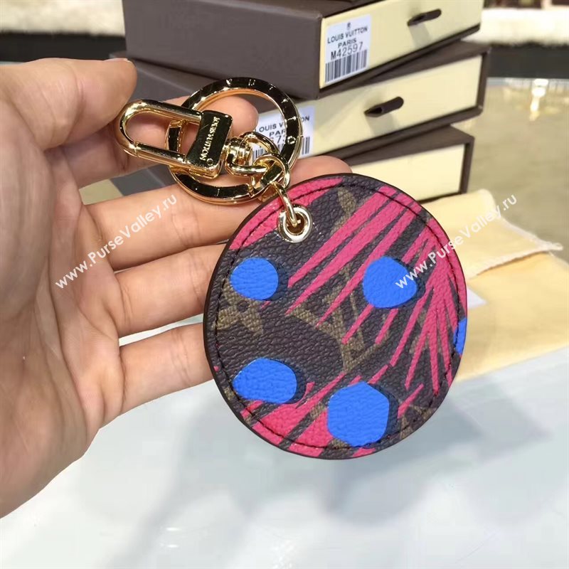 LV Louis Vuitton Illustre Jungle Bag Charm and Key Holder M42596 6929