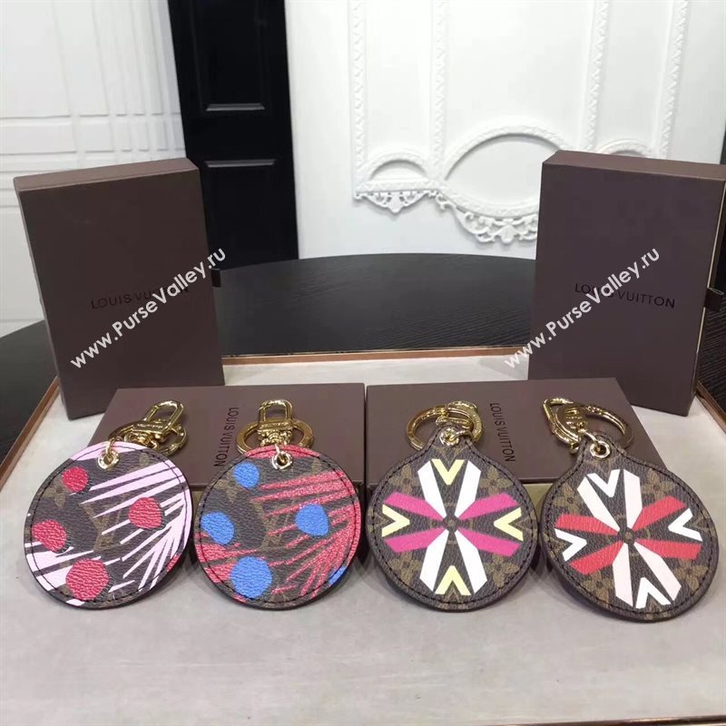 LV Louis Vuitton Illustre Jungle Bag Charm and Key Holder M42596 6929