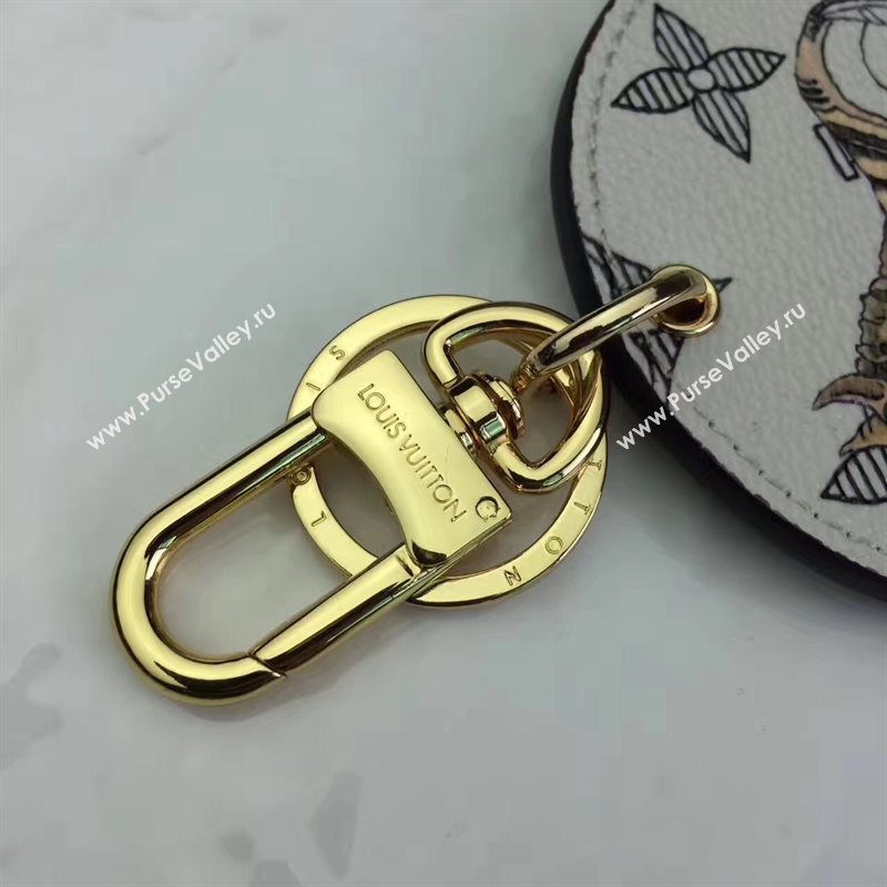 Louis Vuitton LV Animal Bag Charm and Key Holder White Horse 6939
