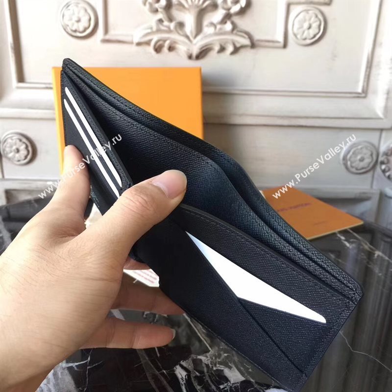 Louis Vuitton Men LV Multiple Wallet Purse Damier League Bag N64439 7041