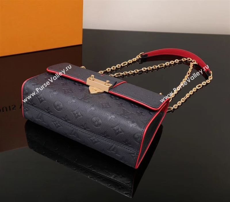 LV Louis Vuitton Saint Sulpice Monogram Real Leather Handbag M43394 Bag Black