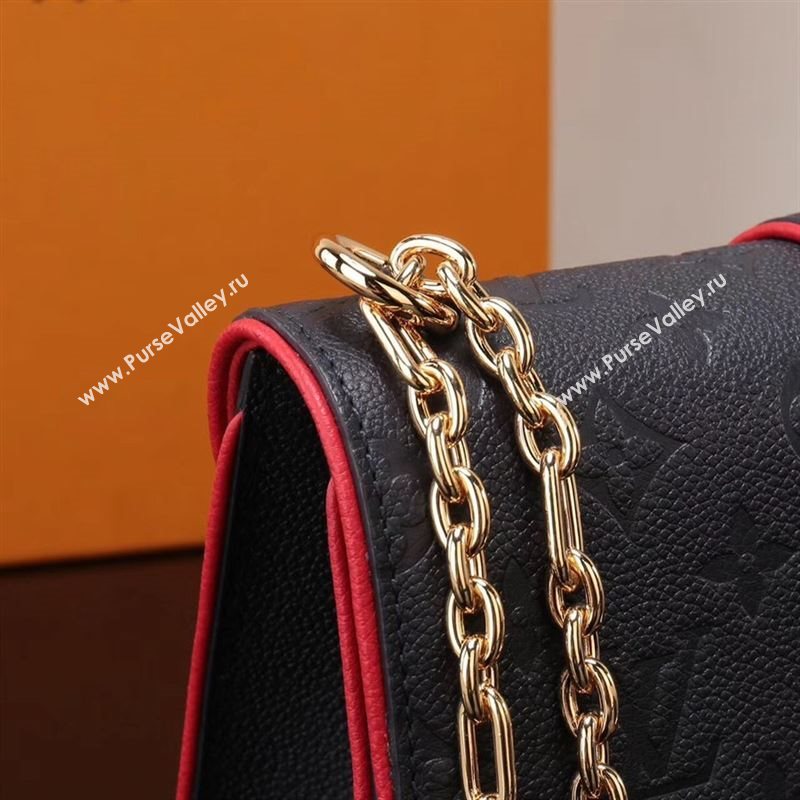 LV Louis Vuitton Saint Sulpice Monogram Real Leather Handbag M43394 Bag Black